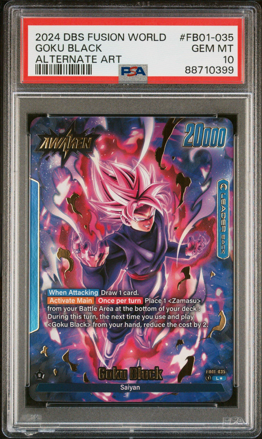 GOKU BLACK · ALT ART
